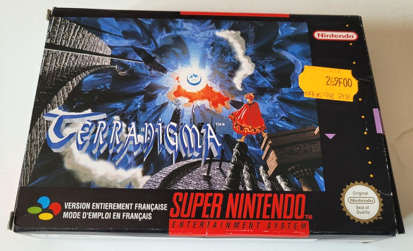 Boite Vide Cale - Terranigma - Super Nintendo - PAL FRA